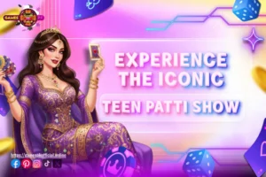 Experience the Iconic Teen Patti Show on GamesPK