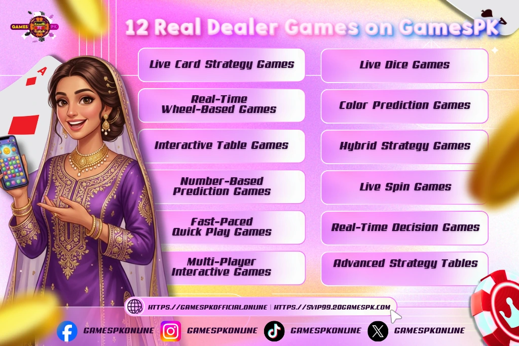 12 Real Dealer Games on GamesPK