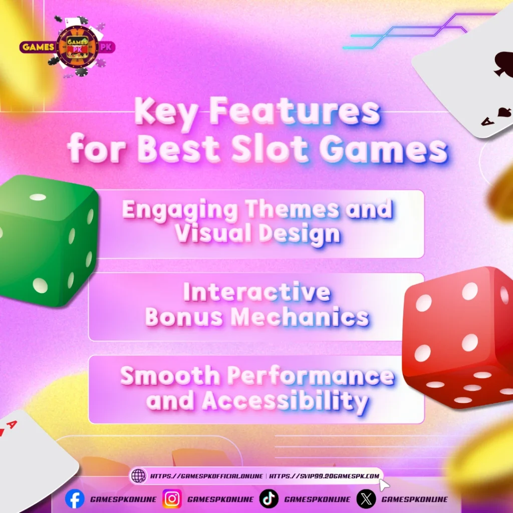 Key Features for Best Slot Games