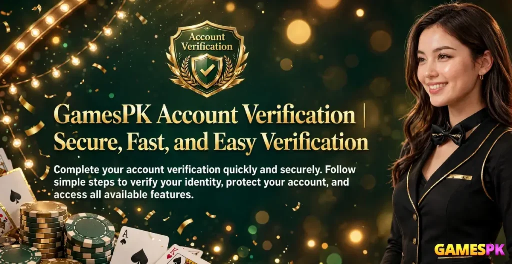 Gamespk Account Verification