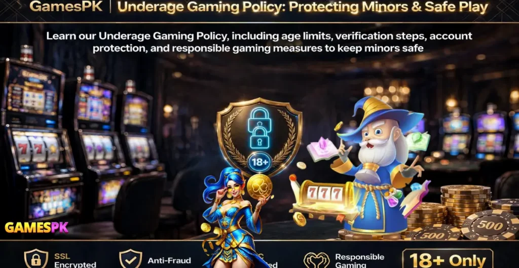 GamesPK | Underage Gaming Policy